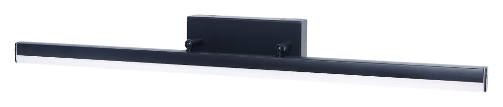 Applique bagno specchio LED 18W nero opaco Evan Rabalux