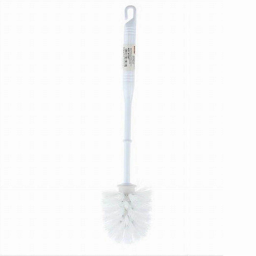 Trade Shop - Scopino Ricambio Scopettino Per Wc Bagno 35 Cm Con Manico Plastica Bianco 87267 -