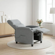 Divano Sedia-Poltrona Massaggiante Grigio Chiaro Tessuto 668830
