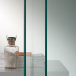 Box Doccia 3 Lati 90x160x90 cm 2 Ante Scorrevoli in Cristallo Trasparente 6mm H198 Fosterberg Viborg Trio