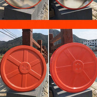 Specchio Stradale 30 cm con Supporto Sferico Infrangibile Ideale per Negozi e Magazzini