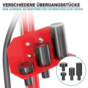 Cric pneumatico a carrello da 22 t per camion e auto Martinetto Sollevatore