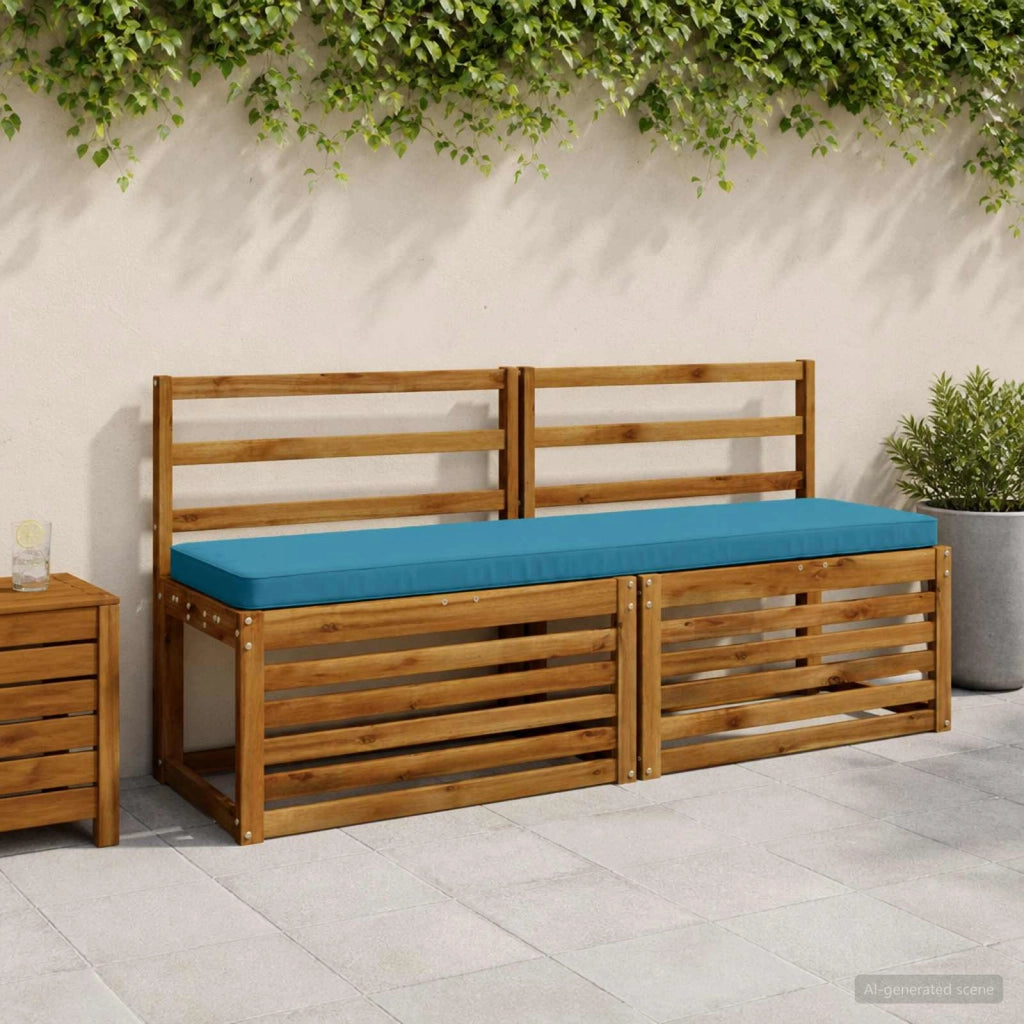 Cuscino per Panchina a 1 Pezzo VUGHT 100% Poliestere Azzurro 951326