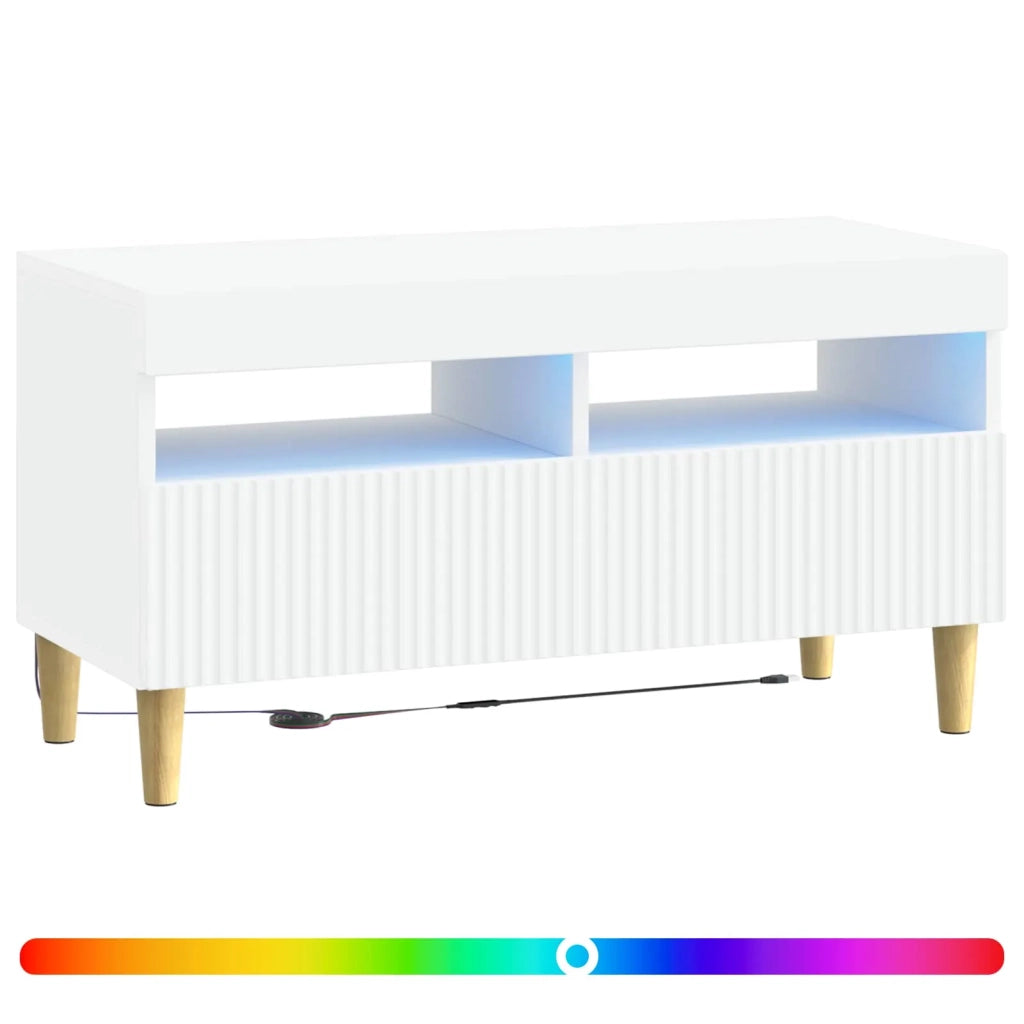 Mobile TV LED Bianco Legno ingegnerizzato 896775
