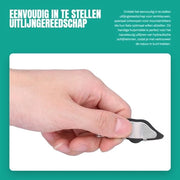 Uitlijngereedschap con design antikras - Regolatore di distanza - Accessori freno bicicletta - Allineamento idraulico - Acciaio inossidabile - Installazione facile - Regolatore freno