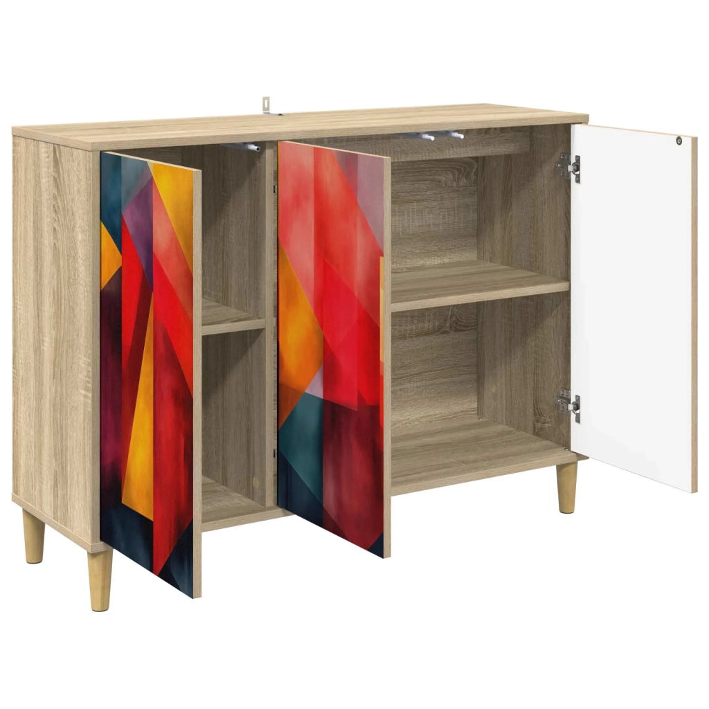 Credenza HEESCH Sonoma 102 x 33 x 75 cm Legno ingegnerizzato 8006958