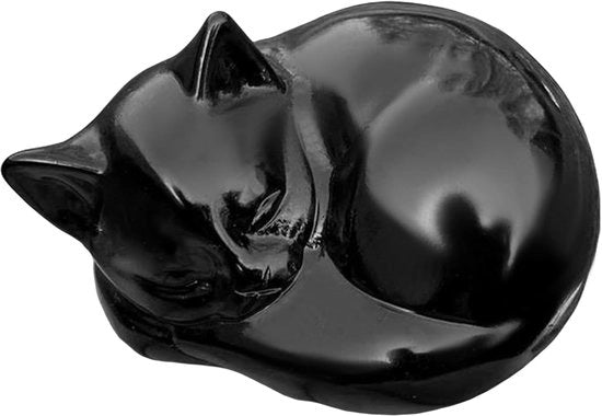 Figura di Obsidiana nera - Decorazione - 1 pezzo - Nero - Pietra dura