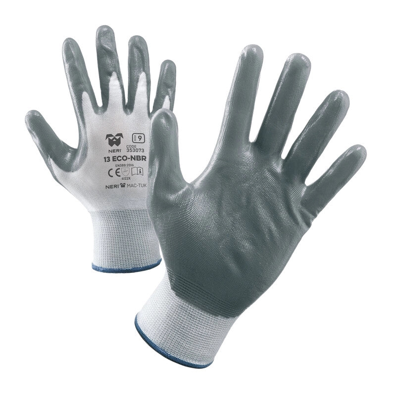 GUANTI NYLON/NITRILE NBR 13ECO TG. 7- 12,0 paia