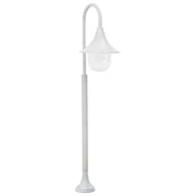 Lampada da terra da giardino E27 120 cm alluminio bianco 02_0042535