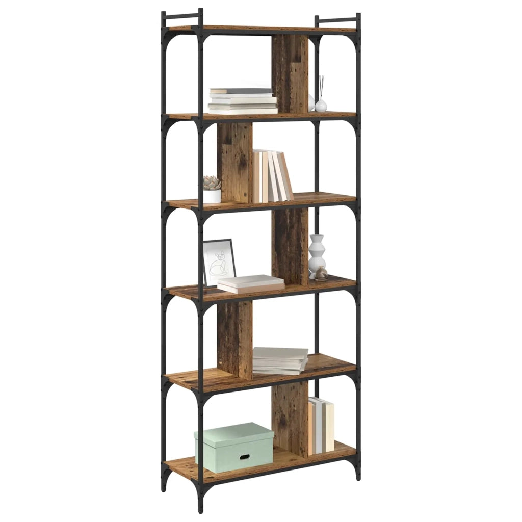 Libreria Legno vecchio 76 x 32 x 192 cm Legno multistrato 882169
