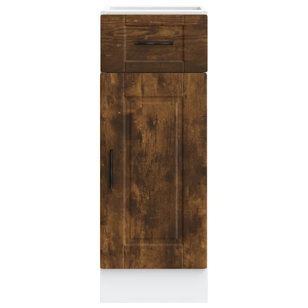 Base da Cucina Porto Rovere Fumo in Legno Multistrato 853942