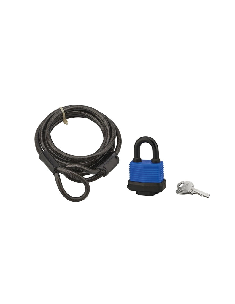 Antifurto a cavo Ø 12 mm, lunghezza 1,80 m, con supporto, 2 chiavi – THIRARD