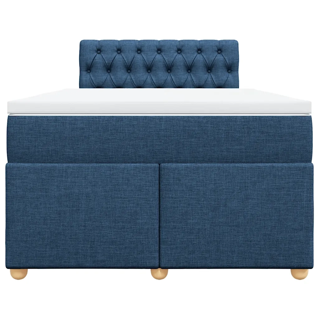 Giroletto a Molle con Materasso Blu 120x190 cm in Tessuto 3286632