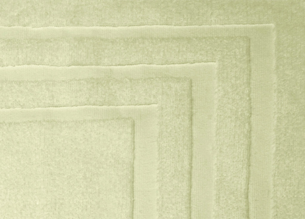 Tappeto Casa Bagno Morbido 50x65cm Tinta Unita 100% Cotone Modello Sophie - Tappeto - Salvia