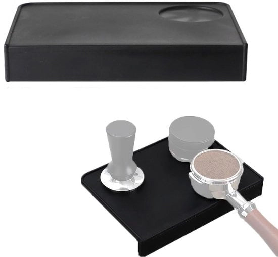 Mat di Tamping Antiscivolo - Silicone - Supporto di Lavoro - Duraturo - 20 x 15 cm - Accessorio Caffè - Mat del Barista
