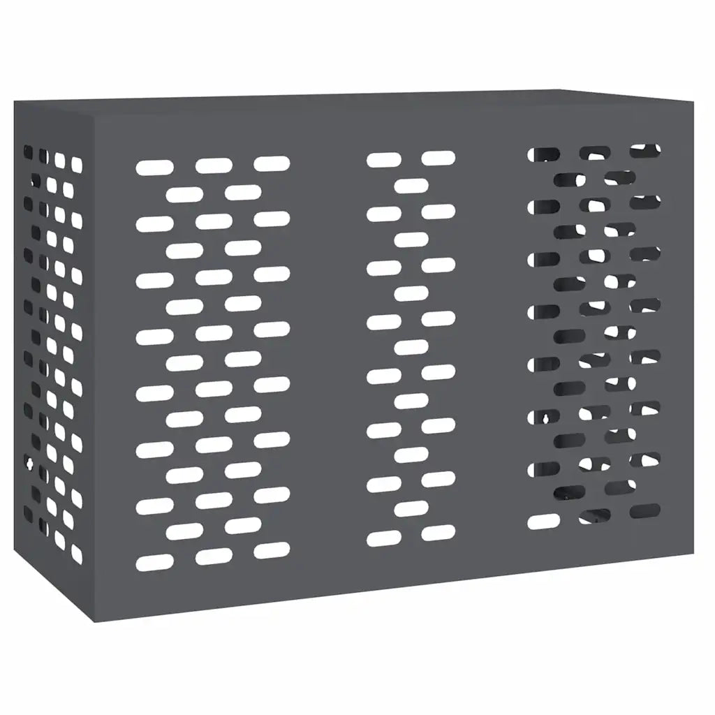 vidaXL Copertura per condizionatore d'aria Antracite 110 x 50 x 80 cm