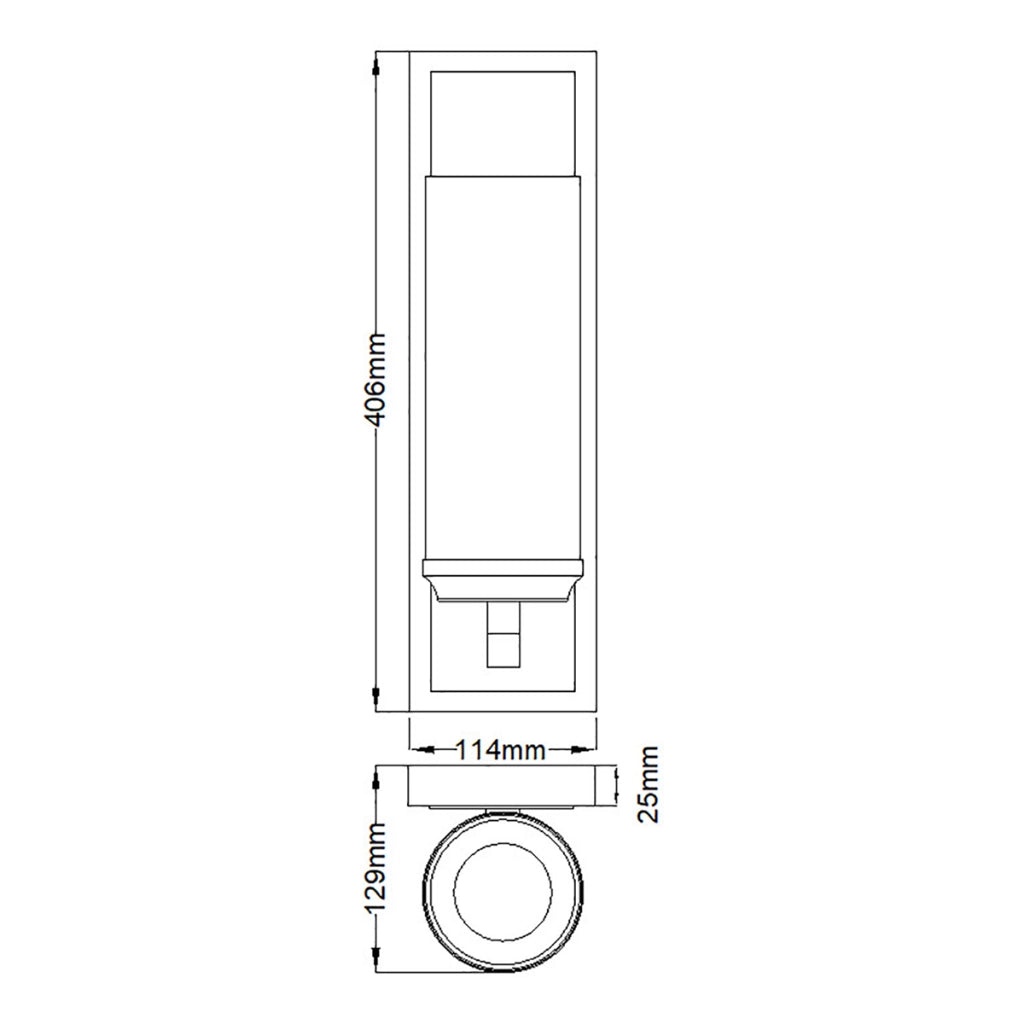 Applique bagno cromata 40 cm Amalia G9 3W LED Feiss