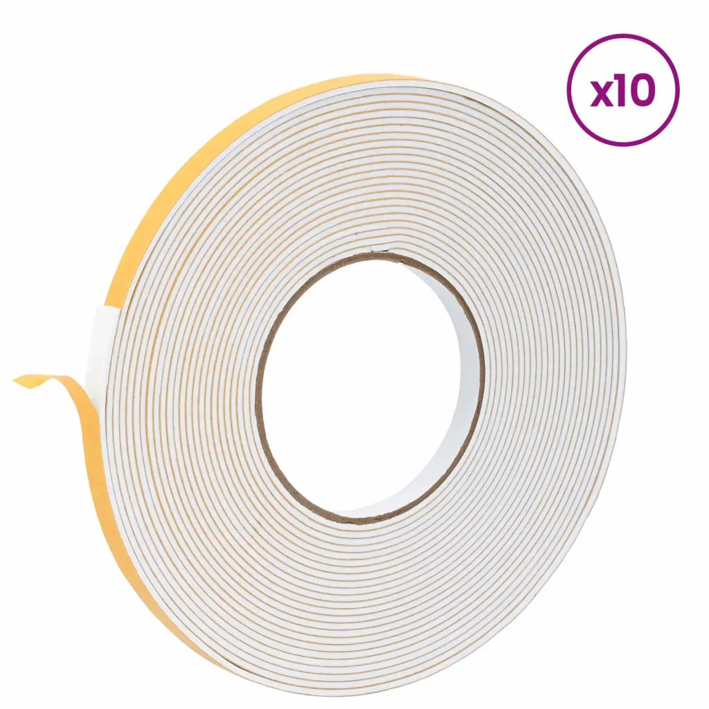 Nastro adesivo in schiuma 10 pcs Bianco 10mm x 10m Schiuma CR 42024104