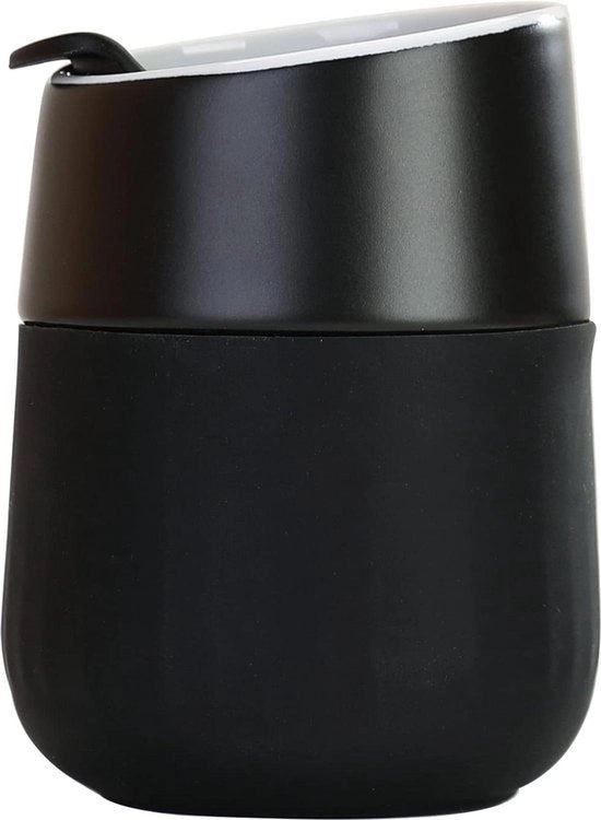 Mokka in Ceramica - Con Coperchio e Coperchio in Silicone - Resistenti alle Cadute - 12 oz - Per Uso Esterno - Resistenti al Lavastoviglie