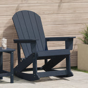 Sedia a Dondolo Adirondack Blu Navy 73.5x92x90 cm HDPE
