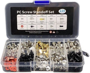 Set di viti, bulloni e anelli per montaggio PC - 228 pezzi/cassetta - Assemblaggio di hard disk DIY - Pannello madre per montaggio PC - Viti per vano ventilatore di case