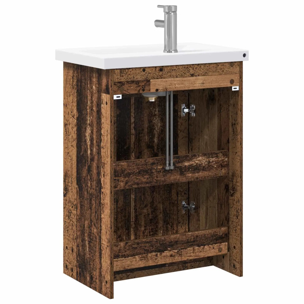 Set di mobili per il bagno Legno antico 81 x 40 x 84,5 cm 3404288