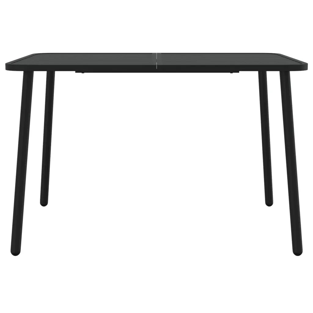 Set da Pranzo da Giardino 7 pz in Acciaio Antracite 3187992
