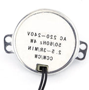 Motore sincrono CCW/CW AC 220/240V 4W 50/60Hz frequenza - 25-3 giri/min - riduttore elettrico