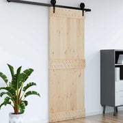 Porta NARVIK Naturale 90 x 210 cm Legno di pino solido