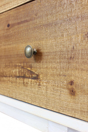 Mobile TV Barclay 178x45x66 h cm in Legno Bianco