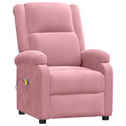 Divano Sedia-Poltrona Massaggiante Rosa in Velluto