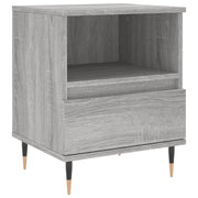 Comodino | Armadio da Notte | Mobiletto da notte Grigio Sonoma 40x35x50 cm in Legno Multistrato
