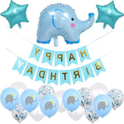 Decorazione di compleanno elefante palloni lanciatore festa di compleanno per bambini (ragazzi)