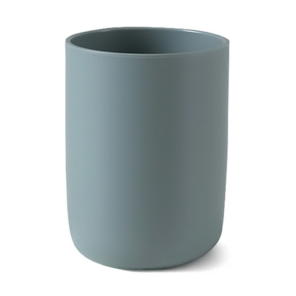 Set accessori bagno 3 pz con dispenser portaspazzolino e vassoio verde acqua - Taki