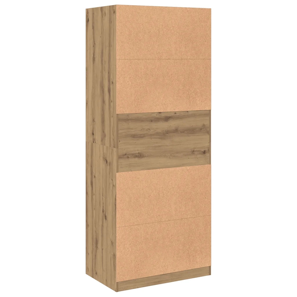 Armadio Rovere Artigianale 80x50x200 cm in Legno Multistrato CFW8291505