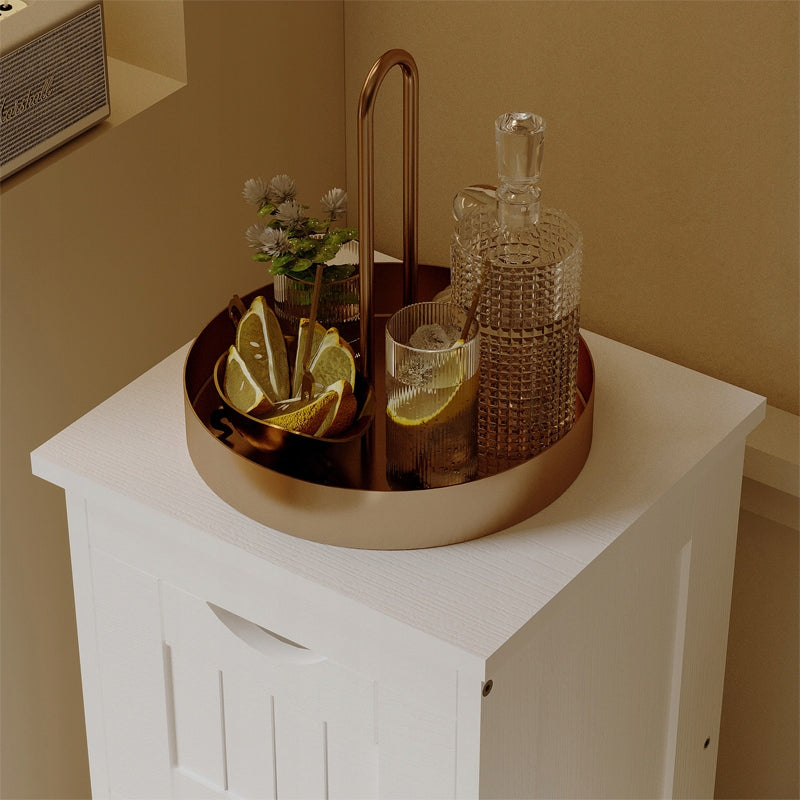 MOBILE DA BAGNO STANCA COMODA CON CASSETTI BIANCA BAGNI PER ASCIUGAMANI 80 cm