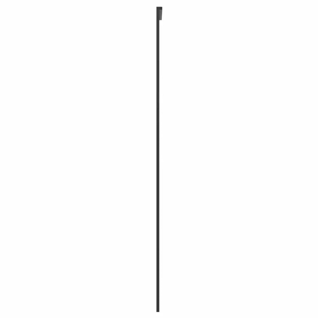 Porta scorrevole 90 x 205 cm Vetro Temperato e Alluminio 42054109