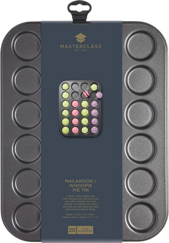 Forma per biscotti con 24 fori e finitura antiscivolo, forma per tartine multifunzionale 35 x 27 cm