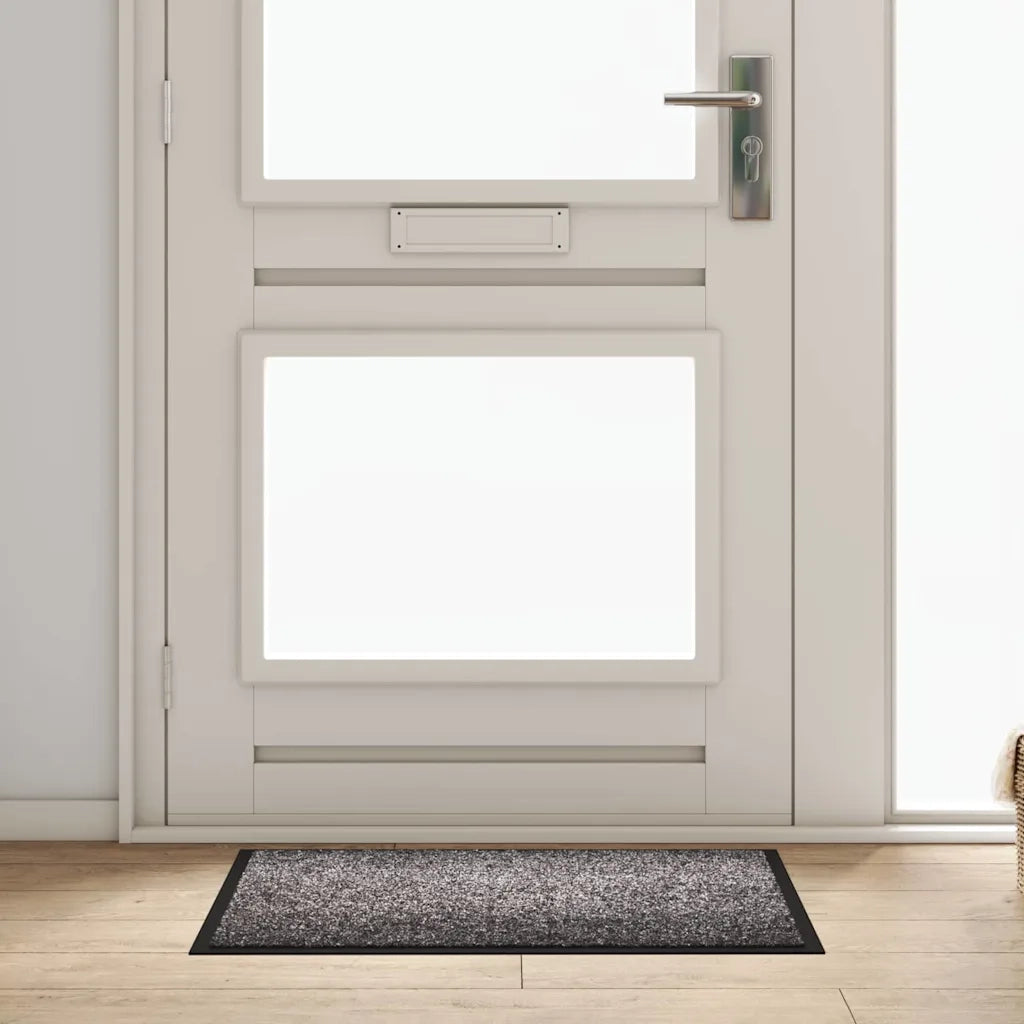 Zerbino | Tappetino Grigio chiaro 60 x 40 x 1.2 cm Tessuto Teddy