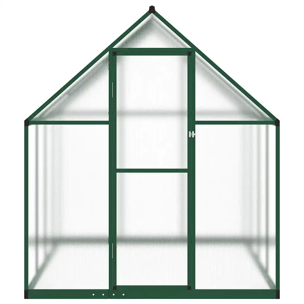 Telaio Serra con Base Verde 224x169x195 cm in Alluminio