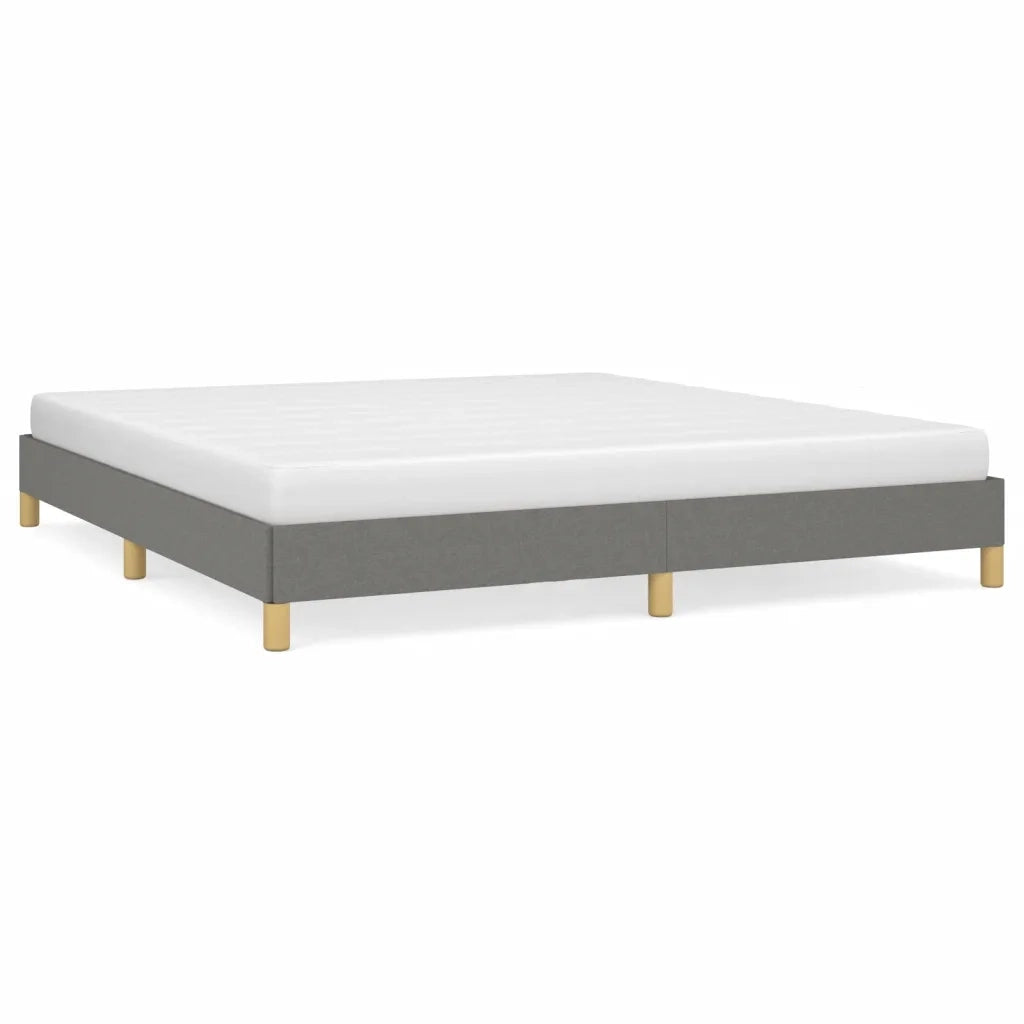 Giroletto senza Materasso Grigio Scuro 180x200 cm Tessuto 346835
