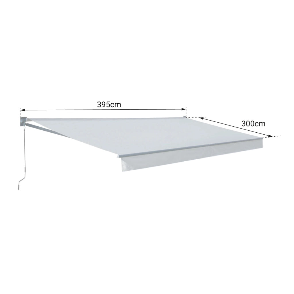 Tessuto per tende da sole SAULE 3,95 × 3m - Tessuto beige