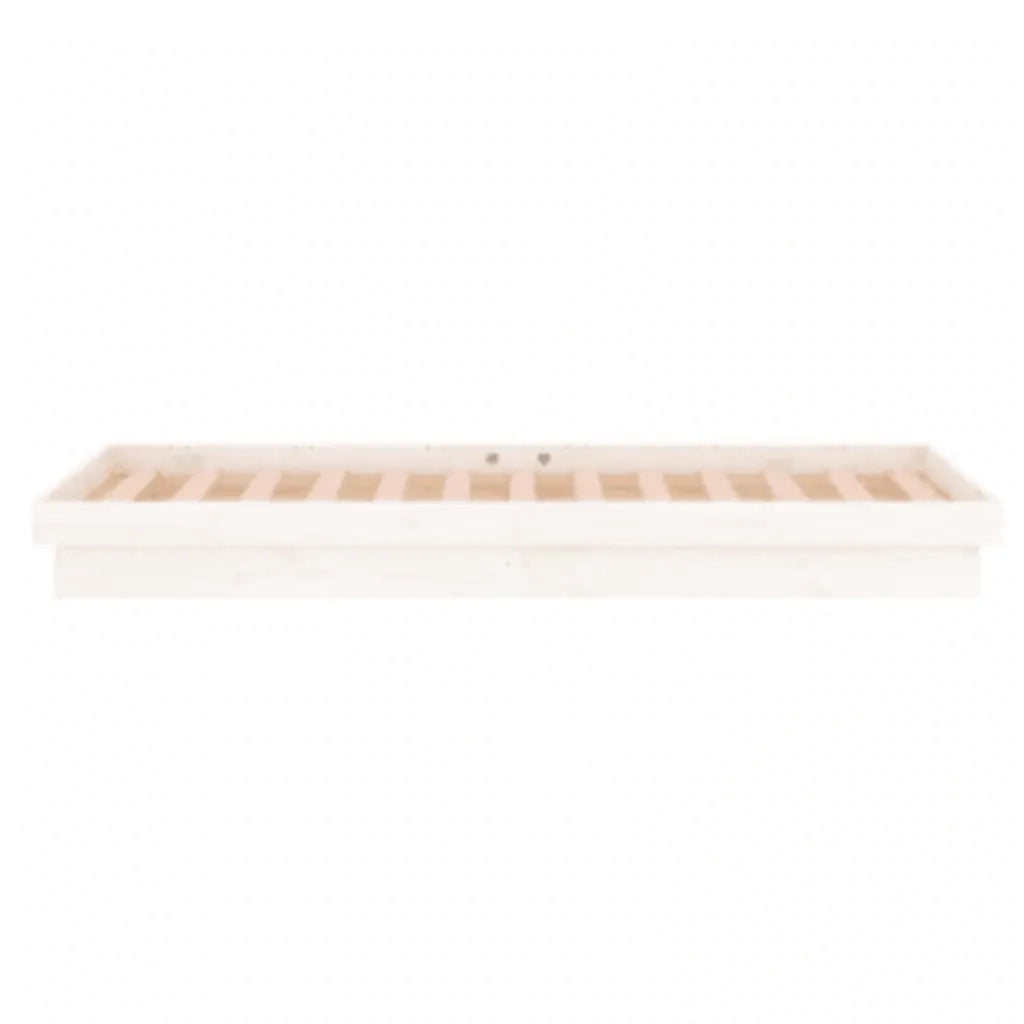Giroletto con LED Bianco 90x200 cm in Legno Massello 819958