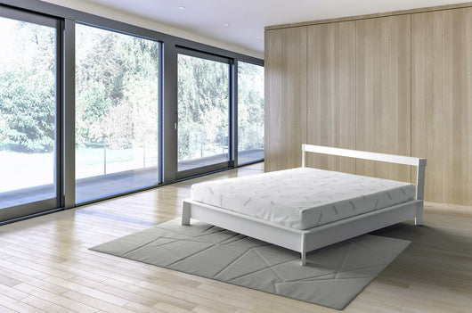 Coprimaterasso Singolo in Poliestere Silver Bianco