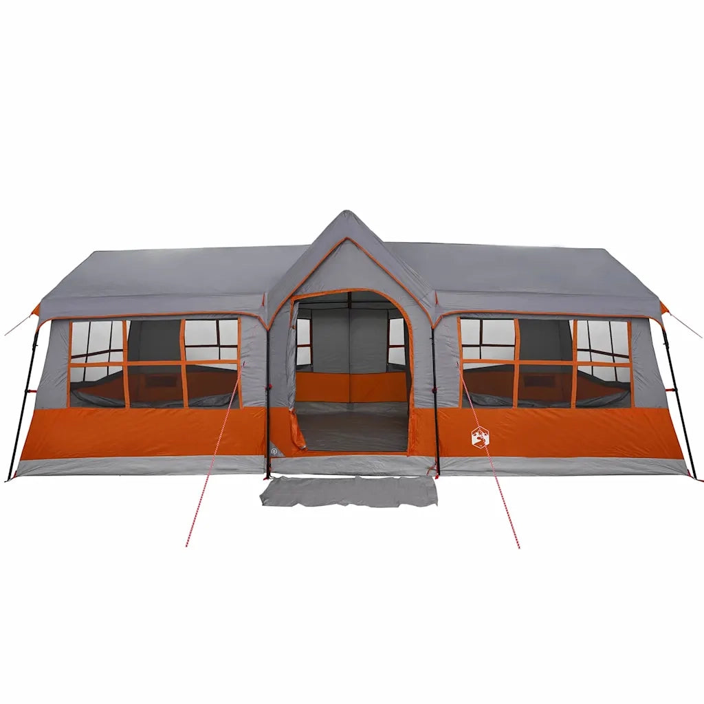 Tenda Familiare con tetto Grigio e arancione 622 x 295 x 238 cm 4100702