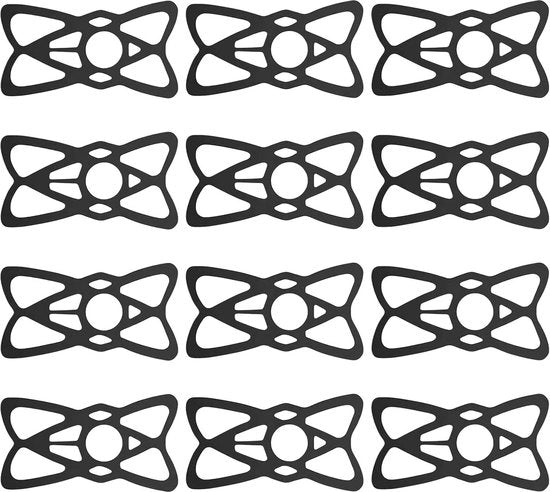 12 pezzi di supporto per telefono cellulare - supporto per bicicletta per ogni smartphone - cintura di fissaggio per motocicletta - bicicletta da montagna.