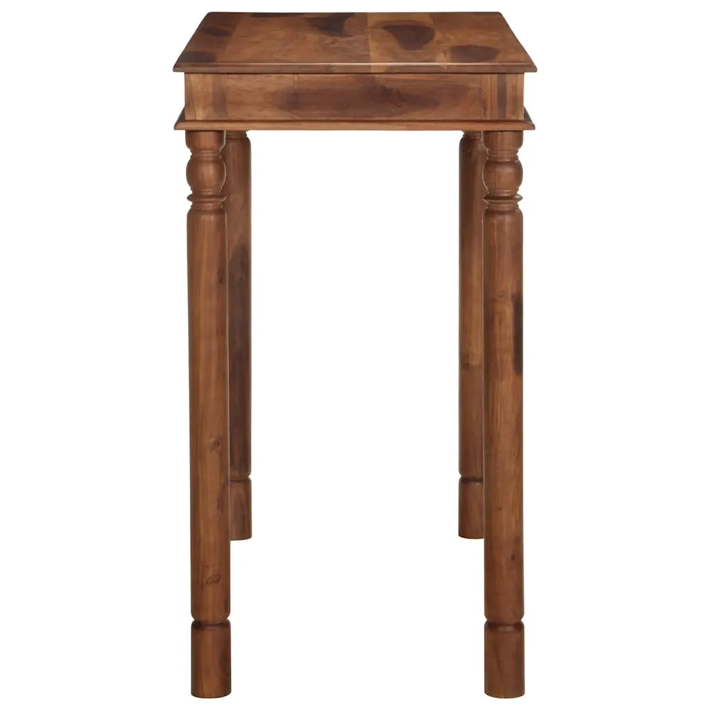 Tavolo da Bar 120x60x107 cm in Legno Massello di Acacia