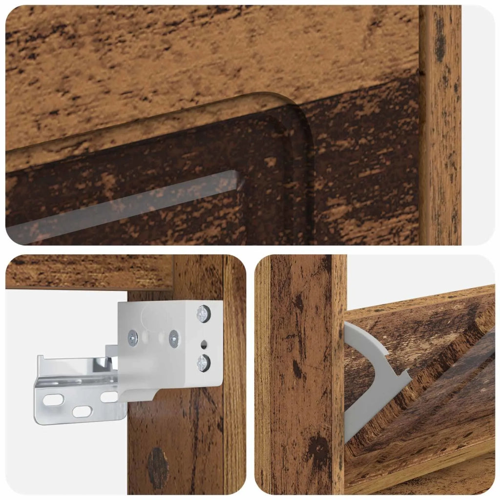 Mobiletto per Scarpe da Muro UTRECHT 71 x 17 x 43 cm 897733