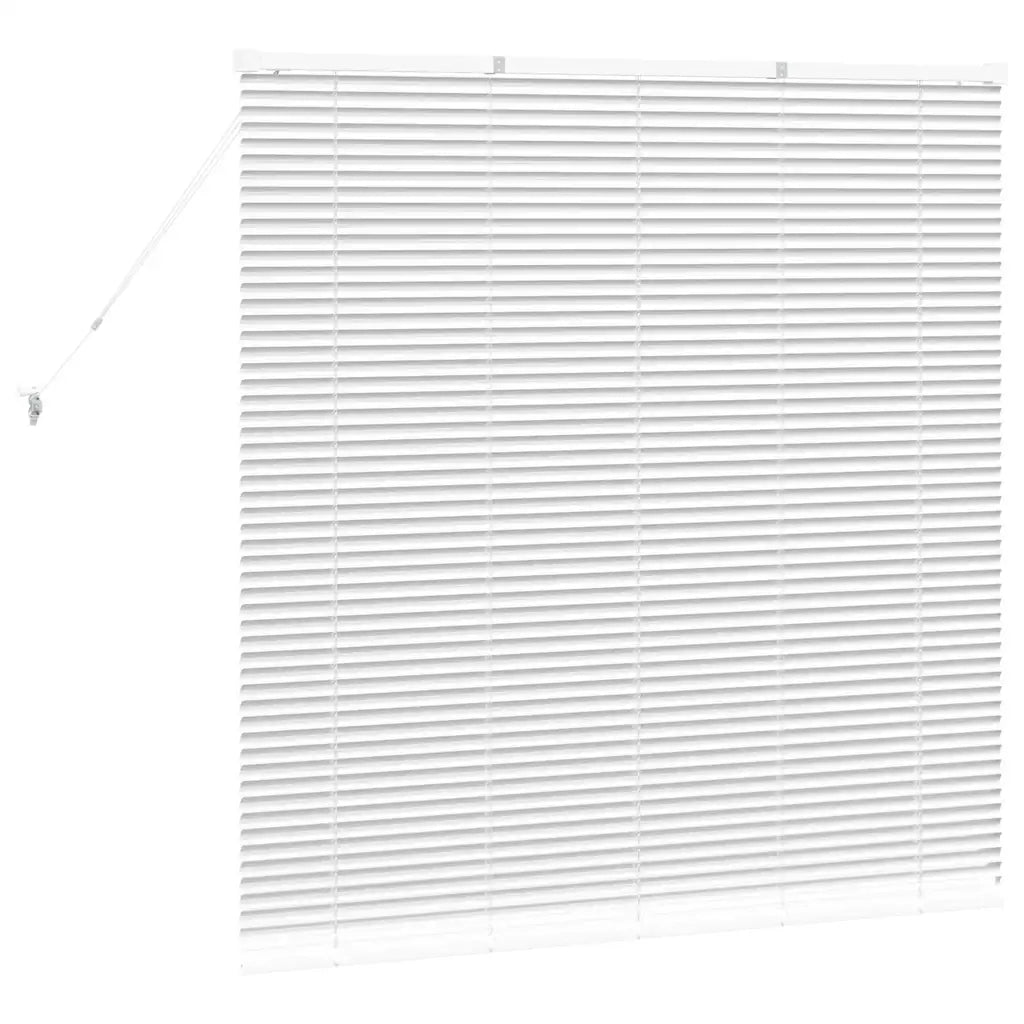 vidaXL Tenda per Finestra con tende Manuale Bianco Alluminio