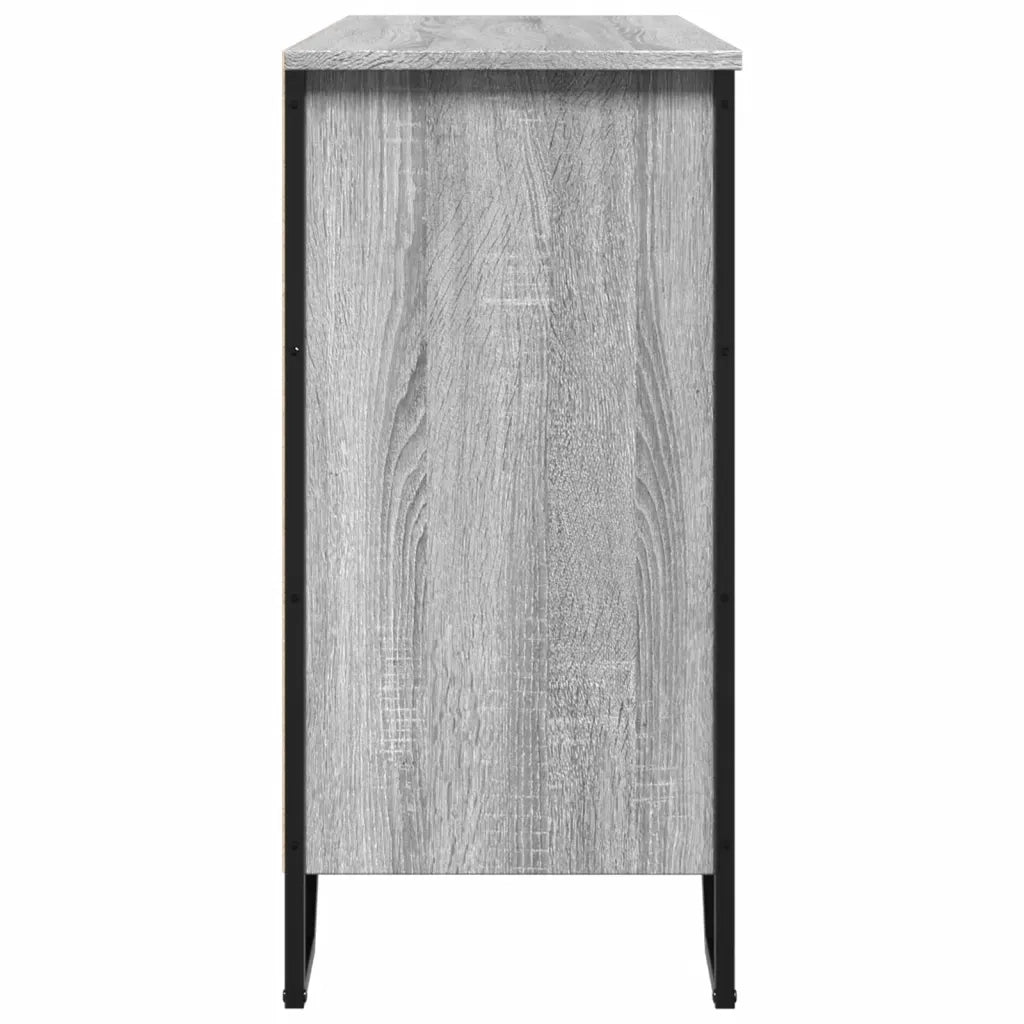 Credenza-Buffet-Armadio da cucina Grigio Sonoma 101x35,5x74,5 cm in Legno Multistrato